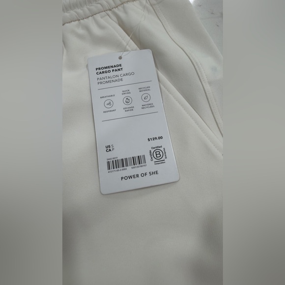 Athleta Ivory Wide-Leg Cargo Pants - Picture 7 of 16